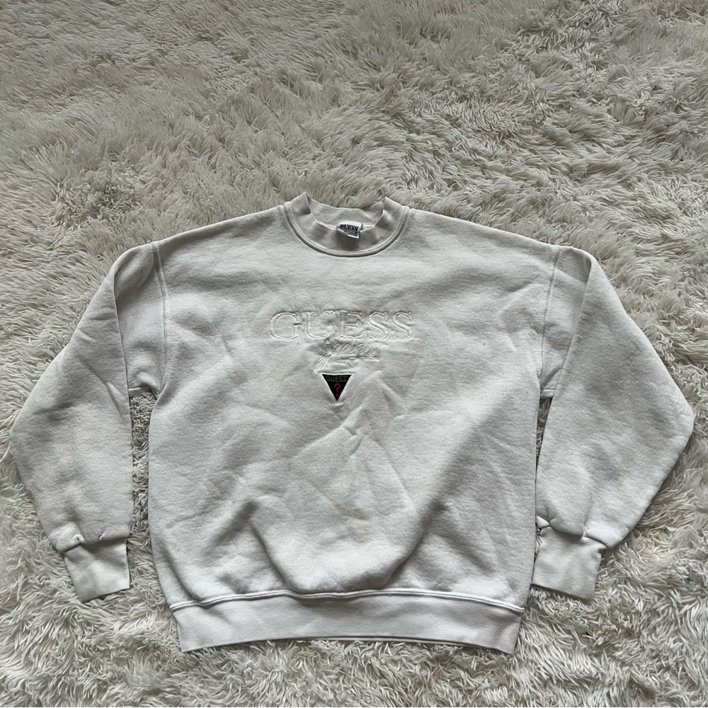 Vintage Guess Crewneck Sweatshirt Men’s Sz Large Fair Condition